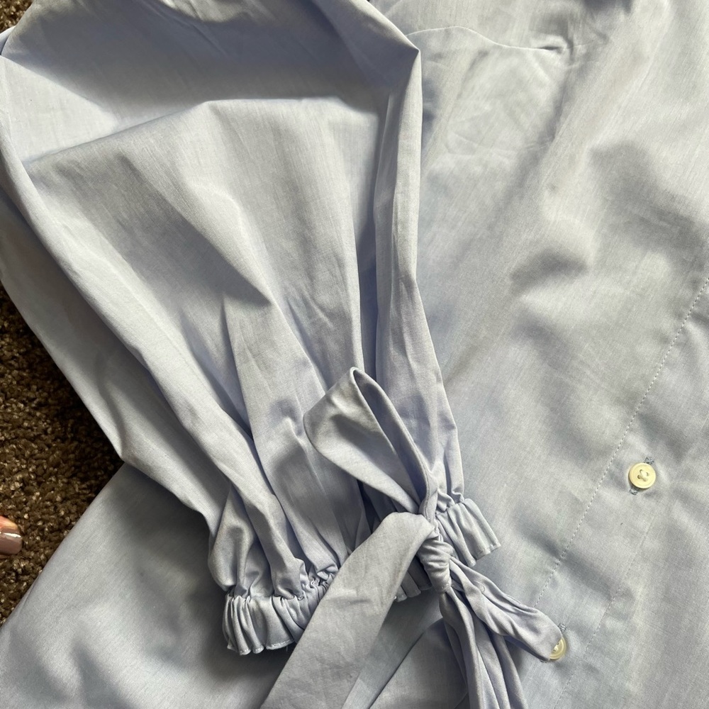Banana Republic Classic Blouse Size 4 Tall - Picture 2 of 6
